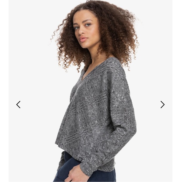 NWT Roxy High Tide Knit Top - Picture 6 of 12